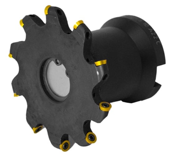 Фреза дисковая Русский Инструмент 63х5х22 R=2,5 с механическим креплением круглых пл-н RDEW 0501MO Z=10 СОЖ AS100-R063.05.10.A22.C NOX ri.443.25