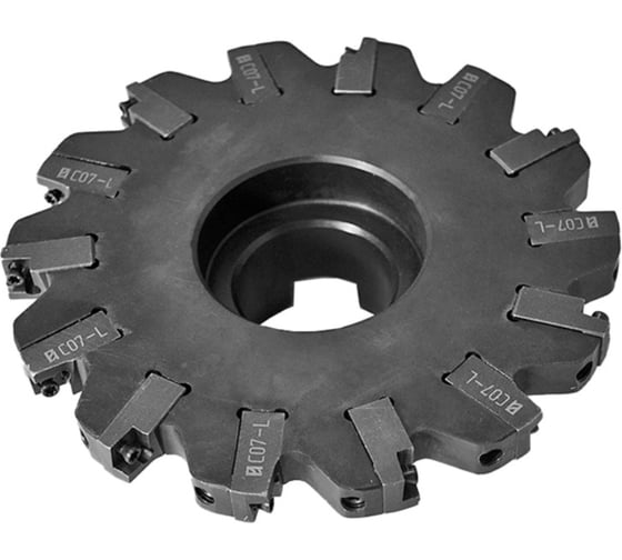 Фреза трехсторонняя Русский Инструмент 125х11-12х32 с механическим креплением 4гр пл-н SPGT 07T308 Z=14 (2х7) с фланцем AS290-R125.1112.07.B32 NOX ri.181.198