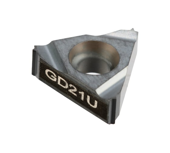 Пластина резьбовая GARWIN для внутренней метрической резьбы, шаг 0,5 мм, универсальный сплав 11NR0.50ISO-GD21U