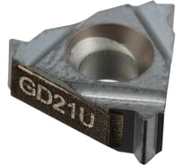 Пластина резьбовая GARWIN для наружной метрической резьбы, шаг 1,25 мм, универсальный сплав 11ER1.25ISO-GD21U