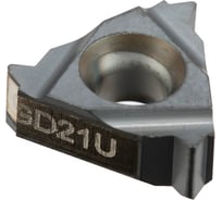 Пластина резьбовая GARWIN для наружной метрической резьбы, шаг 1,5 мм, универсальный сплав 11ER1.50ISO-GD21U