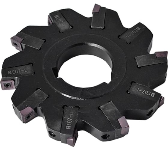 Фреза трехсторонняя Русский Инструмент 100х11-12х32 с механическим креплением 4гр пл-н SPGT 07T308 Z=10 (2х5) AS290-100.1112.05.D32 NOX ri.181.175