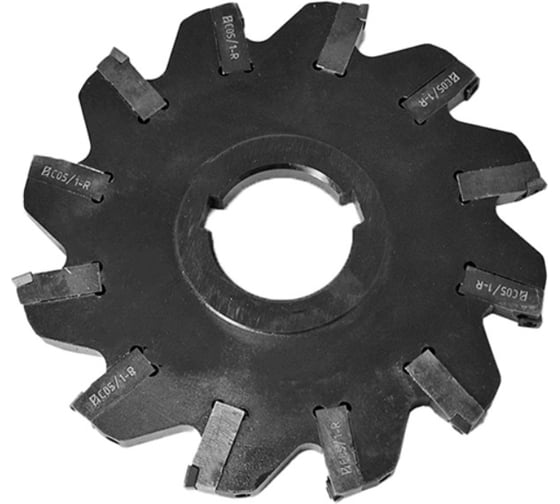 Фреза трехсторонняя Русский Инструмент 125х8-9х32 с механическим креплением 4гр пл-н SPGT 050204 Z=12 (2х6) AS290-125.0809.06.D32 NOX ri.181.170