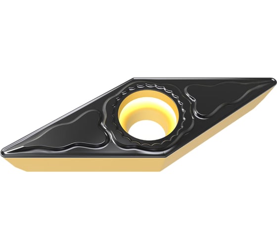 Пластина токарная для обработки углеродистых и легированных сталей GARWIN VCMT160404-GM-GT25P