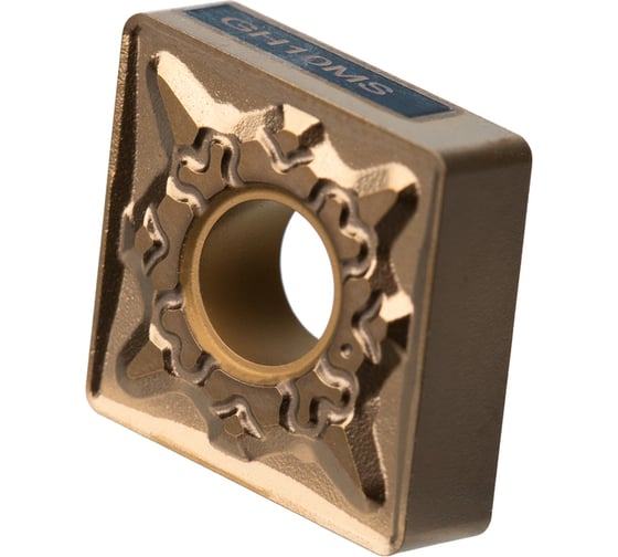 Пластина токарная для получистовой/получерновой обработки нержавеющих сталей и жаропрочных сплавов GARWIN CNMG120408-MM3-GH10MS