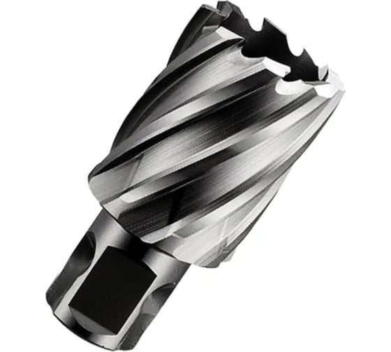 Сверло корончатое GARWIN 32 мм, универсальный хвостовик 3/4 (WELDON/NITTO ф19,05 мм), HSS, глубина сверления Lap25 мм 102805-32