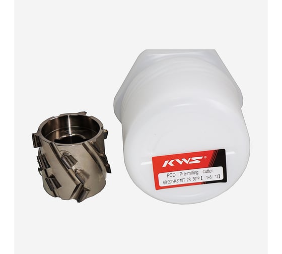 Фреза фуговальная KWS PCD 60*20*H48*18T 2R 30 (1+5)*3 DFK0A0267