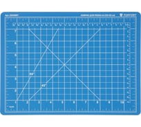 Коврик для резки 5ти-слойный А4 Topfort (30х22см), 2х-сторонний, синий 2304897
