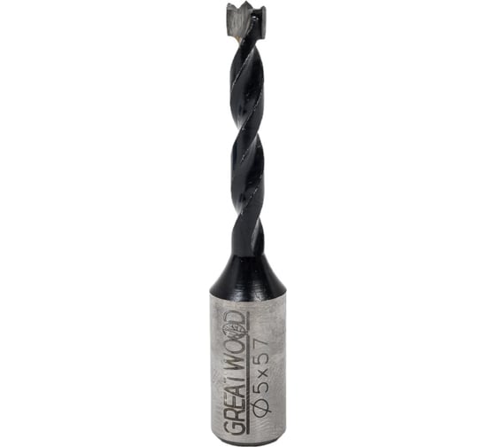 Сверло глухое Премиум HW 5x57 мм, S10x20 мм, RH Greatwood TL00000934
