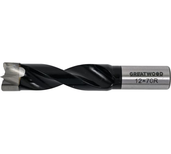 Сверло глухое HW 12x70 мм, S10x20 мм, RH Greatwood TL00000203