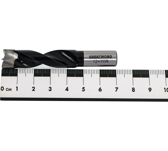 Сверло глухое HW 12x70 мм, S10x20 мм, RH Greatwood TL00000203