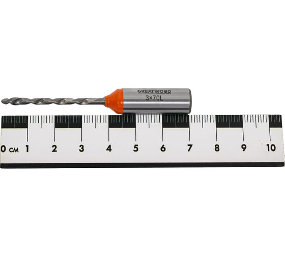 Сверло сквозное MONOLIT HW 3x70 мм, S10x30 мм, LH Greatwood TL00000092
