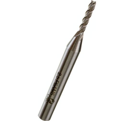 Фреза концевая вышлифованная (2.5x12x56 мм; ц/х; Р6АМ5; Z=4; хвостовик 6 мм) CNIC 69012 1