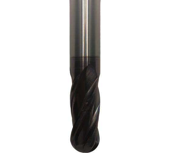 Фреза концевая твердосплавная CNCTOOL VHM 12.0х30х75 z=4 R6.0 L600,TiAlN HRC60 (P,M,K,H) 185592