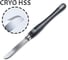 Резец токарный Crown tools Crown Cryo HSS, Bowl Finishing Scraper, 25мм_10мм, рукоять - 354мм М00022087 2