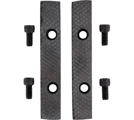 Комплект губок 2 шт 100 мм с винтами для тисков AV-940110 AV Steel AV-940110J