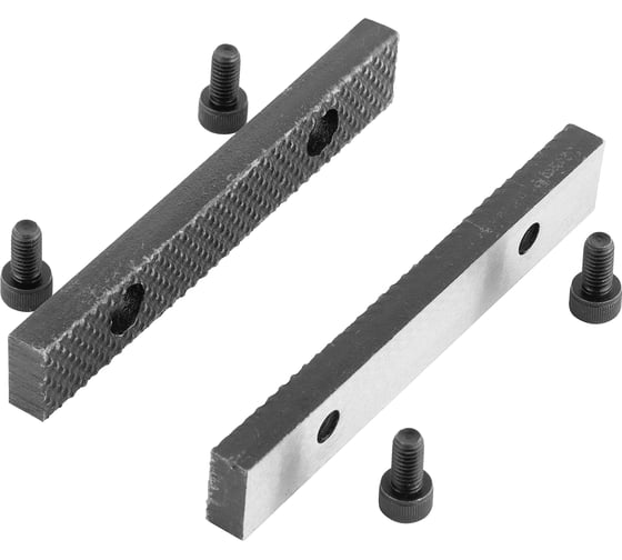 Комплект губок 2 шт 100 мм с винтами для тисков AV-940004 AV Steel AV-940004J
