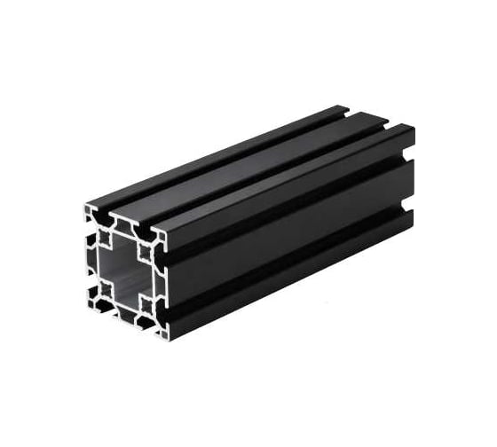 Профиль конструкционный АЛТЕРВИА 60X60 двойной, черный паз 8, упаковка 4 штуки, A21606008X1900.4