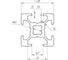 Профиль конструкционный АЛТЕРВИА 20X20, паз 6 (упаковка 4 штуки) A11202006X200.4 5