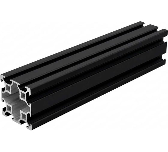 Профиль АЛТЕРВИА 40х40 черный V-паз (упаковка 4 штуки) A214040061X200.4