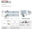Державка для наружного точения DESKAR MVJNR2525M16 00-00055620 2