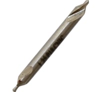 Сверло CNIC d 1,25х3,15х31,5х2,2 центровочное Р18, двухстороннее, тип А вышлифованный профиль 34838