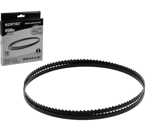 Ленточное пильное полотно WORTEX 1400х6,5мм для ленточной пилы IBS 3585 (2335154) ЦИ-0016706349
