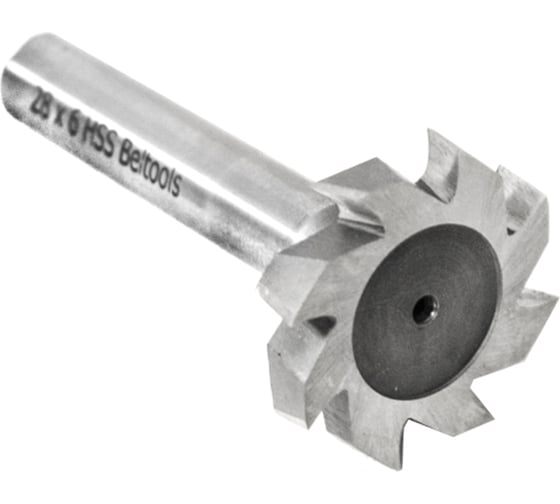 Фреза для пазов сегментных шпонок 28 х 6 (30,2х6) HSS ц/х Beltools ri.173.115