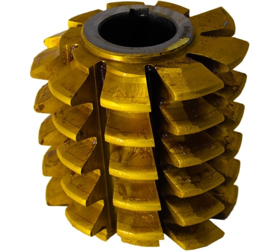 Фреза червячная Beltools М6,5 B Р6М5К5 2510-4205 20гр. (3гр.42 мин.) 118x118x40 мм износостойкое покрытие ri.185.497