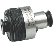 Головка к резьбонарезному патрону для метчиков М6, GT12, d=19 мм TORNERI 041841