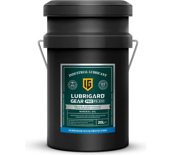Индустриальное масло для промышленных редукторов LUBRIGARD GEAR PRO FG 320  (20 л) LGPFGGEAR320TPL20