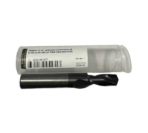 Сверло тс цх цельное ступенчатое ИНСТУЛС 9.10х12 DK 460 UF FIRE/TiAlN 00001961877