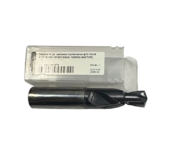 Сверло тс цх цельное ступенчатое ИНСТУЛС 12.12х16 K10F B1200-101453 GGUU 1060059 00001961878