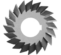 Фреза угловая 2-х 80x18x27 мм, 60 градусов, Z-22, Р6М5, ГОСТ Р 50181-92, симметричная ИНСТУЛС 00001185625