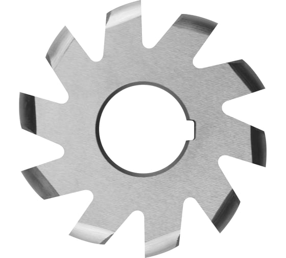 Фреза фасонная полукруглая выпуклая 100x22.0x32 мм, R11 мм, Z-10, Р6М5, ГОСТ 9305-2014 ИНСТУЛС 00001343154 1