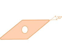 Твердосплавная пластина INVASOR VCGT110304-LH N10U1