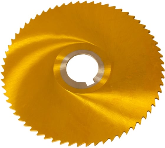 Фреза отрезная Beltools 160х3х32 Z=64 тип 2 со ступицей и ш/п Р6М5 TiN (прорезная) ГОСТ 2679-93 ri.174.2553