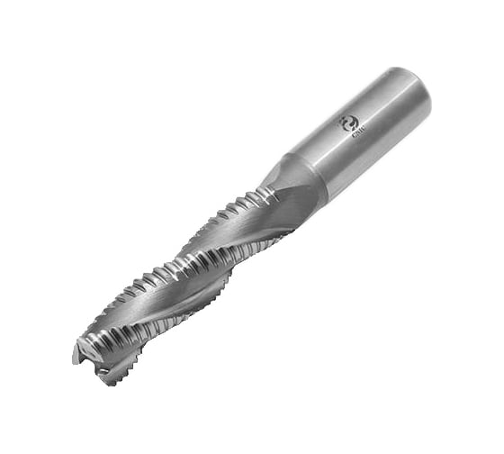 Фреза концевая обдирочная со стружколомом (10x45x95 мм; ц/х; Р18; Z=5) CNIC 55600