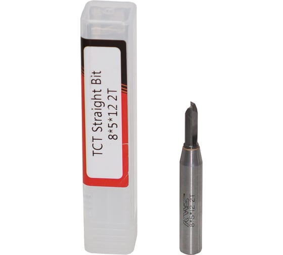 Фреза прямая KWS HW D=5mm, H=12, L=68, S=8, Z=2 BFK0A0201