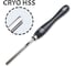 Резец токарный CROWN TOOLS Crown Cryo HSS, Spindle Gouge, 10мм, рукоять - 254мм М00022074 2