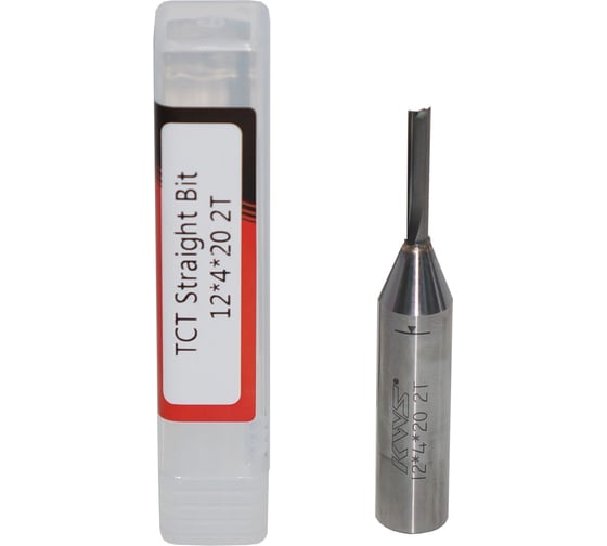 Фреза прямая KWS HW D=4mm, H=20, L=68, S=12, Z=2 BFK0A0200