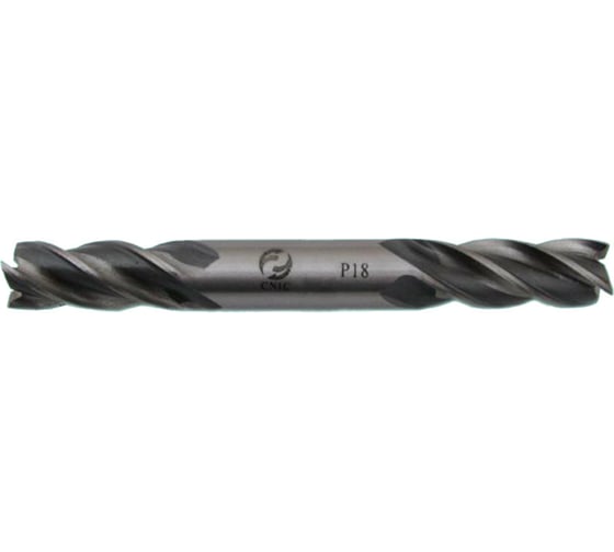 Фреза концевая двухсторонняя (4x20x75 мм; ц/х; Р18; Z=3) CNIC 64216 1