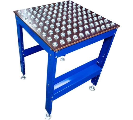 Шариковый стол ООО СЗЦМ 700х700, H-650-1100, 100 шар, г/п 400кг 00-00009815