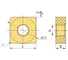 Пластина ИНКО SNMG 120408-MA ZP-8815 H 00-00007404 3