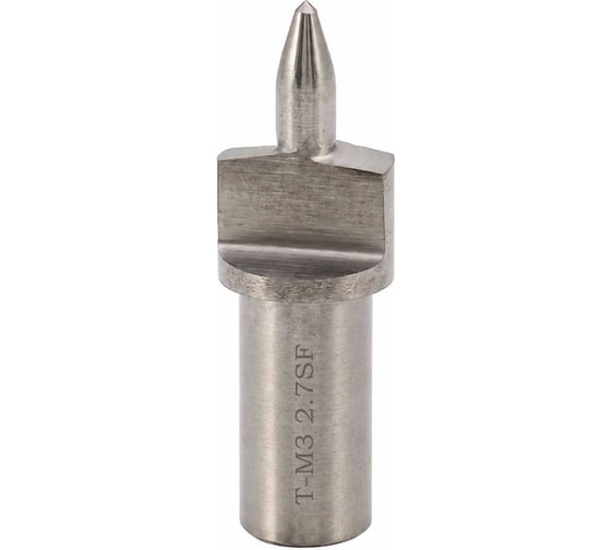 Термосверло MASTER-TOOL торцующее М3 шаг 0.5мм 2.7x6.5/23мм S=6мм Pro 302720P