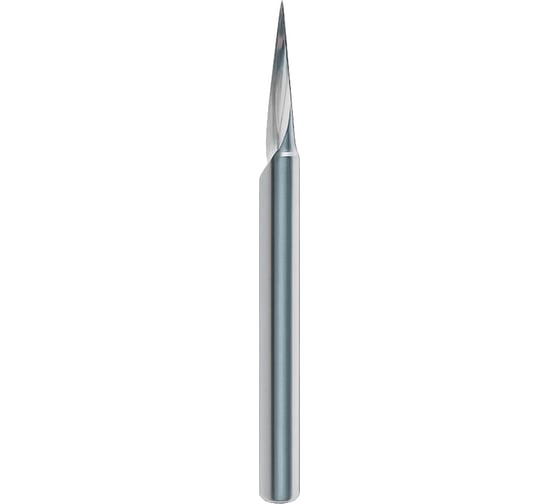 Фреза твердосплавная RODMIX конусная однозаходная спиральная 0.1x15x3.175x38x1F 52010150381