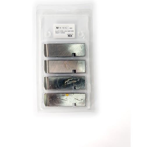 Гребенки резьбонарезные метрические REDLI M14-16x2, 9Crsi (профиль 27x10мм) RX-220061
