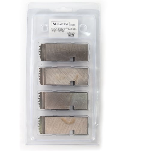Гребенки резьбонарезные метрические REDLI M36-40x4, 9Crsi (профиль 27x10мм) RX-220065