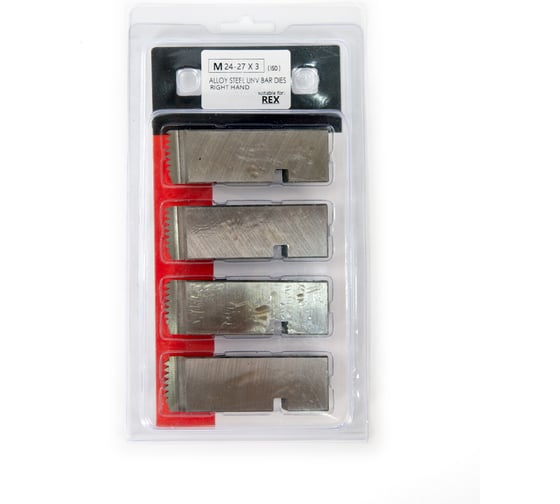 Гребенки резьбонарезные метрические REDLI M24-27x3, 9Crsi (профиль 27x10мм) RX-220063