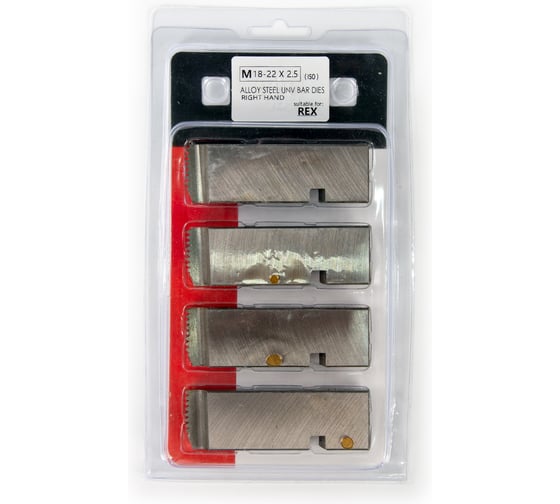 Гребенки резьбонарезные метрические REDLI M18-22x2.5, 9Crsi (профиль 27x10мм) RX-220062